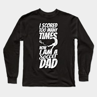 Mens Football Father Dad Father's Day Long Sleeve T-Shirt